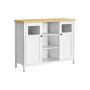 Skapis 100 x 30 x 76,5 cm, balts