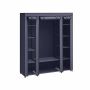 Auduma skapis 175 x 150 cm, tumši zils