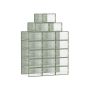 Коробки для обуви 18 штук 33,5x23,2x14,3см., зеленые