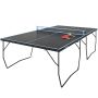 Galda tenisa galds Sportnow 274x152,5x76cm, melnas krāsas