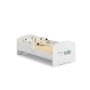 Детская кровать Luk с матрасом и защитным бортиком 164 см x 85 см x 63 см, в стиле самолета.