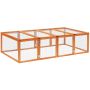 Вольер для мелких животных PawHut 181x100x48 см, коричневый.