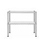 Virtuves plaukts, sudraba krāsā