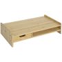 Подставка для монитора Homcom 49x25,5x11,5см, светло-коричневый цвет
