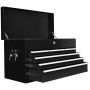 Instrumentu kaste Homcom 60x26x34cm, melna