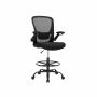 Ergonomisks biroja krēsls, melns