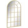Spogulis Homcom 110x65x2,5cm, zelta krāsā