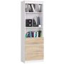 Plaukts NORE CLP R60, balts/ozols