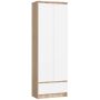 Plaukts-skapis NORE R60 CLP, ozols/balts