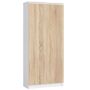 Plaukts NORE CLP R80, balts/ozols