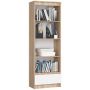 Plaukts NORE R60 CLP, ozols/balts