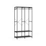 Открытый шкаф 40x94,5x180см., черный