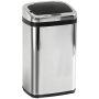 Automātiska atkritumu tvertne Homcom 33x25x58cm., sudraba/melna