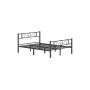 Каркас кровати 208x141,8x86,4см., черный
