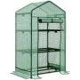 Теплица Outsunny 69x49x125 см, зеленого цвета.