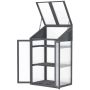 Теплица Outsunny 70x50x120см, серого цвета