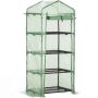Теплица Outsunny 70x50x160 см, зеленого цвета.