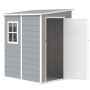 Садовый сарай Outsunny 122x149x192см, серо-белый