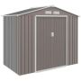 Садовый сарай Outsunny 213x130x185см, светло-серого цвета