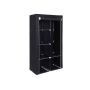 Auduma skapis 88 x 45 x 170 cm, melns