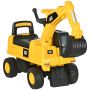 Толкатель детский автомобиль Homcom 85x27,5x47,5см, жёлтый/чёрный цвет