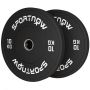 Гири для грифа Sportnow 45x45x4см, черно-белые