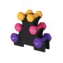Hanteļu komplekts ar statīvu SYL609B02 2x1kg 2x1.5kg 2x2kg