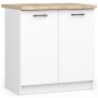 Virtuves skapītis NORE Oliwia S80 2D, balts