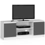 TV statīvs RTV K120, balts/pelēks