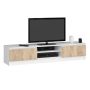 TV statīvs RTV K120, balts/ozols