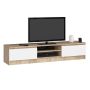 TV statīvs RTV K120, ozols/balts