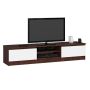 TV statīvs RTV K120, tumši brūns/balts