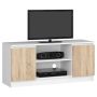 TV statīvs RTV K120, balts/ozols