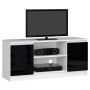 TV statīvs RTV K120, balts/melns