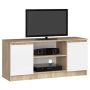 TV statīvs RTV K120, ozols/balts
