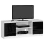 TV statīvs RTV K120, balts/melns