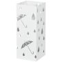 Lietussargu statīvs Homcom 15.5x15.5x40cm., balts