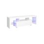 TV skapītis ar LED apgaismojumu LTV14WT 140 x 35 x 45 cm, balts