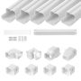 Mini Split Line PVC pārsega komplekts, 76,2 mm x 3110 mm, balts
