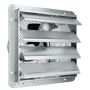 Slēģa tipa izplūdes alumīnija ventilators, 406 mm, 1400 apgr./min, 2000 CFM, sienas stiprinājums, ventilācijai
