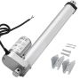12 V lineārais aktuators, 250 mm gājiens, 15 mm/s, 1000 N, IP54, ar kronšteinu