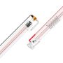 60 W CO2 lāzera caurule, 1250 mm, 55 mm borsilikāta stikls