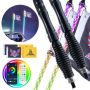 LED RGB gaismas ar atsperes pamatni, 90 cm, UTV/ATV/RZR