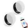 Bluetooth griestu skaļruņi 2 gab., 6,5 collas, 150 W, iebūvēti sienā