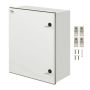 NEMA 4X tērauda elektrības kārba, 60x50x23 cm, IP66, ūdensizturīga un putekļu necaurlaidīga