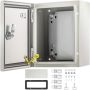 NEMA 4X tērauda elektrības kārba 25x20x15 cm IP66 ūdensizturīga