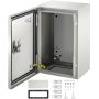 NEMA 4X tērauda elektrības kārba, 30x20x15 cm, IP66 izturīga
