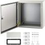NEMA 4X tērauda elektrības kārba 40x40x20 cm, IP66 izturīga