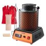 Elektriskā kausēšanas krāsns 1350 W ar 3 kg keramikas tīģeli, 1150 ℃, rotaslietu izgatavošanai