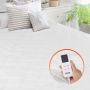 Apsildāms elektriskais matrača pārvalks, 195x165 cm, divguļamām gultām